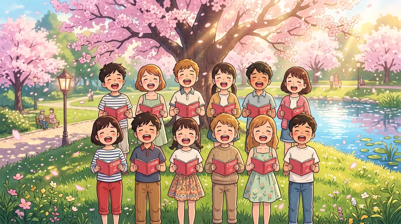 Atelier de chant du monde avec des enfants